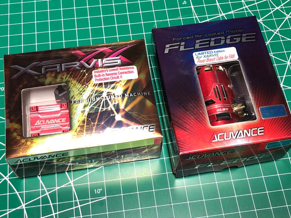ACUVANCE FLEDGE XARVIS ラジドリメカセット Acuvance Xarvis XX and Fledge Motor FIRST LOOK! – Super-G R/C
