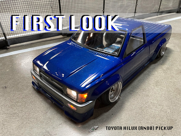パンドラ　HILUX RN80 ボディ FIRST LOOK: PANDORA HILUX TRUCK (89-94 PICKUP) RN80 – Super