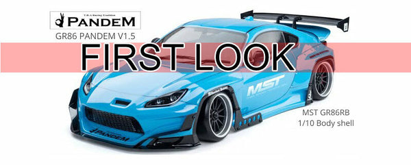 MST PANDEM GR86　クリアボディキット FIRST LOOK: MST's GR86 PANDEM V1.5 BODY SET – Super-G R/C Drift Arena