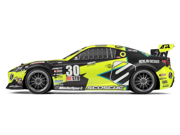 Michele Abbate Grrracing Scion FRS *PAINTED* 1-10 Body Set - [HPI