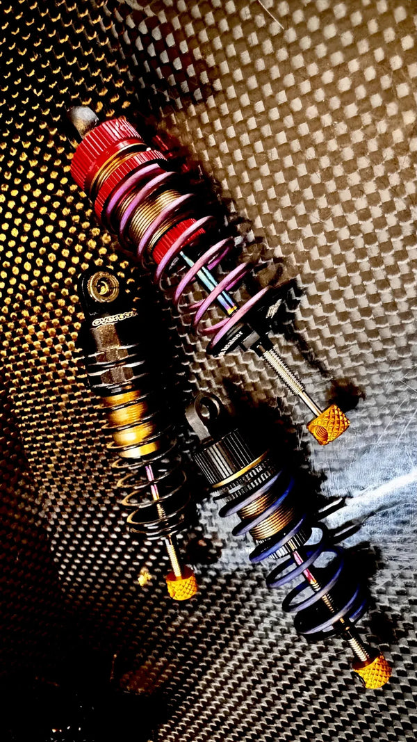 HRC Nerd Damper DLC タミヤ　TRF NERD ULTIMO DLC Adjustable Damper Shaft Set 10mm Piston (2pc