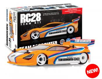 RC28 Team Kit - 1/28 w/ Mako Body Rims Tires RWD On-Road Chassis