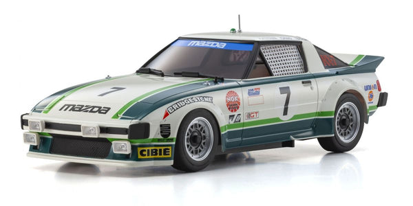 Mini-Z 1-28 MAZDA RX-7 SA22C White Body set w/rim White body set