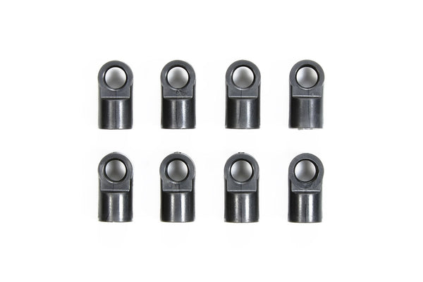Low Friction - SHORT Ball Cups - 5mm Adjusters 8pc [Tamiya] 54489