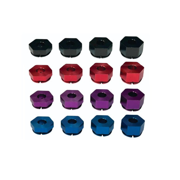 HEXUS アイアン　ALM/NEO Aluminum NEO Hex Hubs Set (Black, Purple, Red) 2pc [Topline