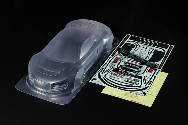 タミヤ　アウディR8R 1/10 1/10 Audi R8 Lms 2008 Clear Body Set [Tamiya] 51754 – Super
