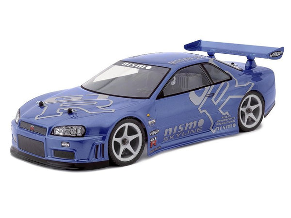Nissan Skyline GT-R R34 BNR34 1-10 Body Set w/ Wing (200mm
