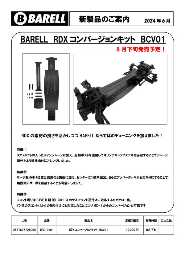 RDX バレルコンバージョン 98f40b859744e4fac014e5e97902c7