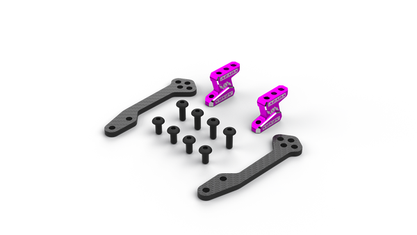 AVALON REAR Body Mount Extension - Black Red Purple [Azada] AZ8712