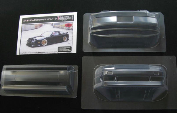 BN SPORTS 180SX Bumper Set for ABC 67137 1-10 [Addiction] AD013-4