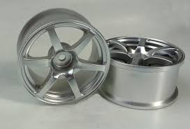 Advan AVS TS6 Matte Silver 5mm / 7mm 1/10 RC RIMS [Mikuni