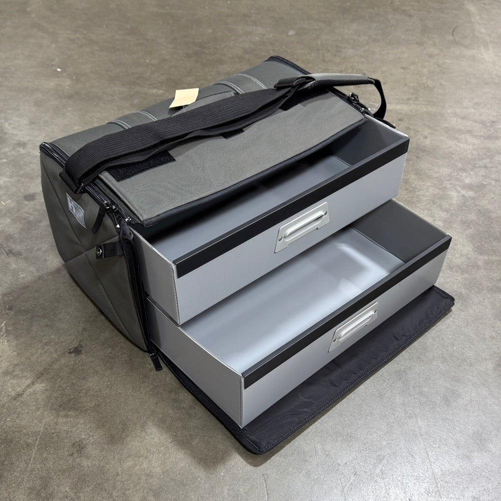 HARD DUAL DRAWER PREMIUM 1/10 RC CARRY BAG HAULER (20