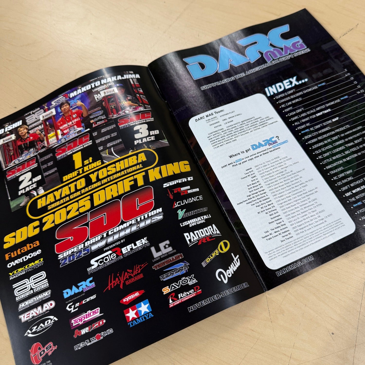 DARC MAG - RC DRIFT CAR MAGAZINE (NOV/DEC 2025) / DARCMAG.COM