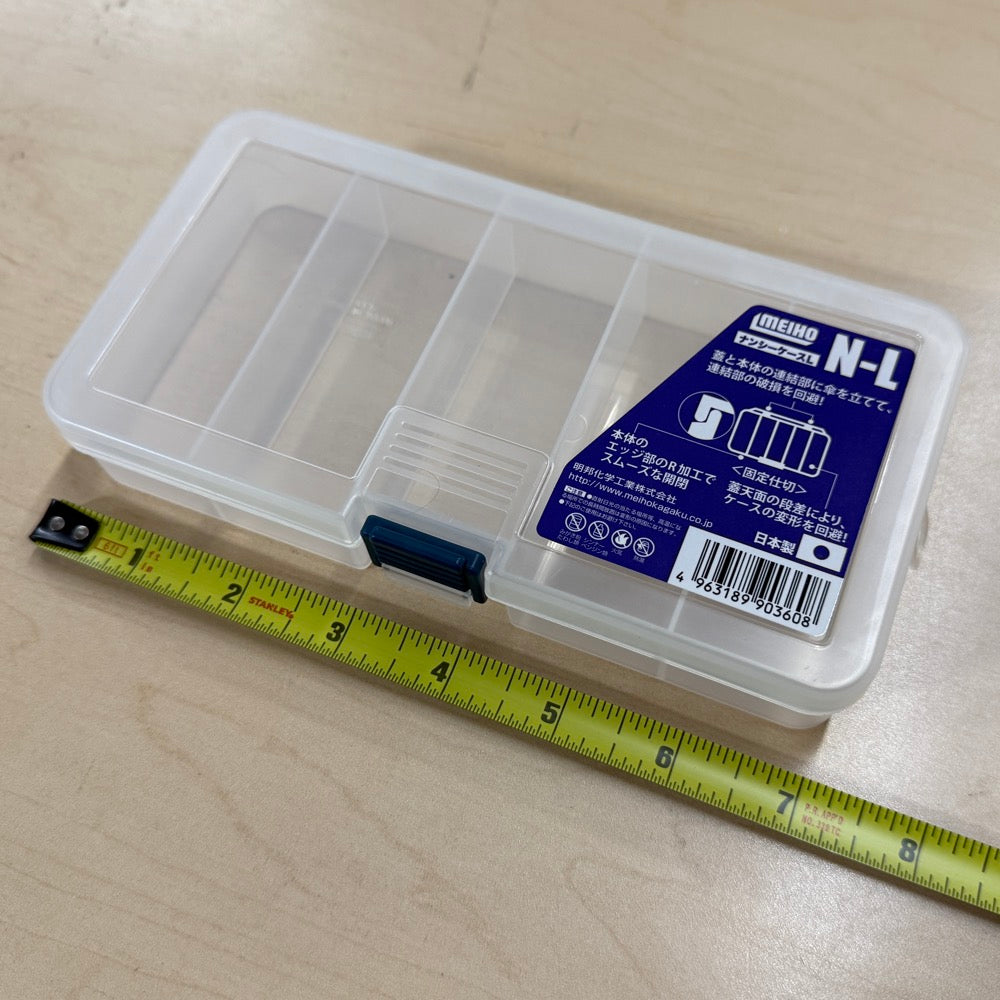 N-L Multi Utility Case 5 Slot - Clear Parts Box 7