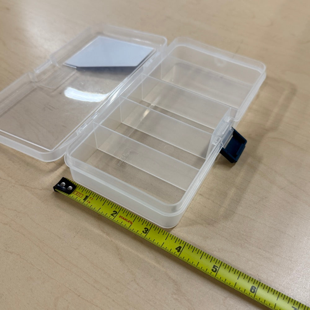 N-L Multi Utility Case 5 Slot - Clear Parts Box 7