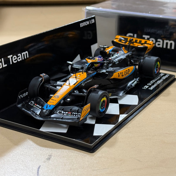 1-28 GL Formula One Body Set #1 - Orange / Black (BA81) [GL