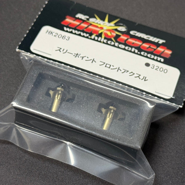 Three-point front axle (for VIA Knuckle) for 1-10 Drift [Hikotech