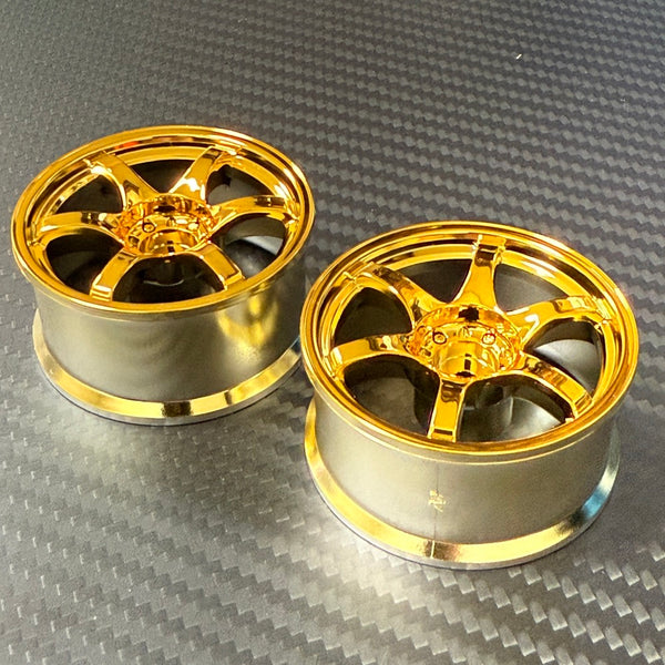 1-10 GOLD CHROME RAYS GRAMLIGHTS 57D Sports - HIGH TRACTION 6mm