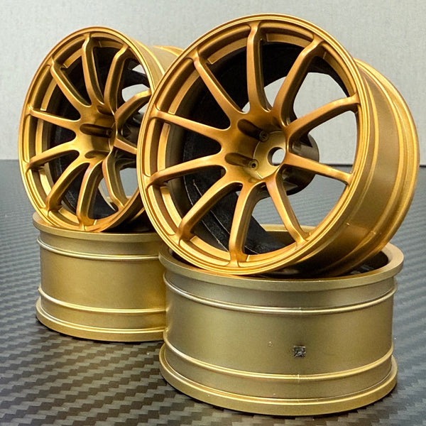 GOLD RS II - ADVAN STYLE (Multi Spoke) 9 Offset 1-10 Rims (4-Pack