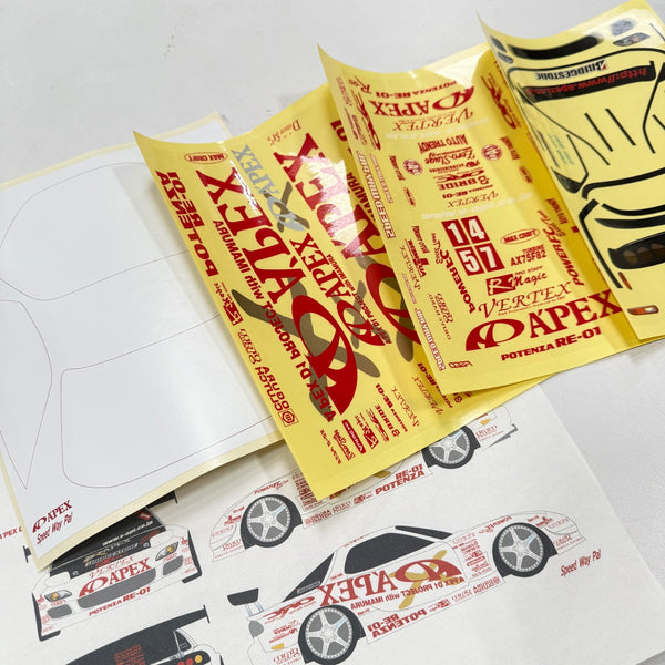 APEX D1 PROJECT MAZDA RX-7 サイン入り APEX D1 PROJECT MAZDA RX-7