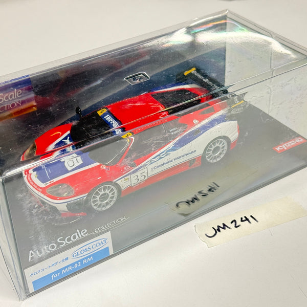 ミニッツ　ASC　フェラーリ３６０ ＧＴＣ ScuderiaEcosse（新品） Discontinued NOS* ASC Ferrari 360 GTC Scuderia Ecosse MR-02