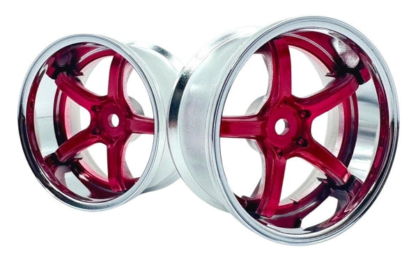 Work EMOTION T5R 2P T5R2P CONCAVE TYPE CANDY RED RIMS 6mm 8mm [LAB