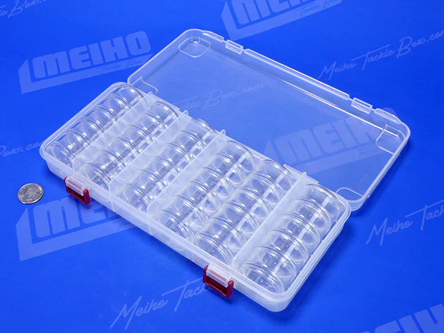 Multi Utility Case with Round Stacker 6 Rows (30) Cases Organizer Parts Box 10