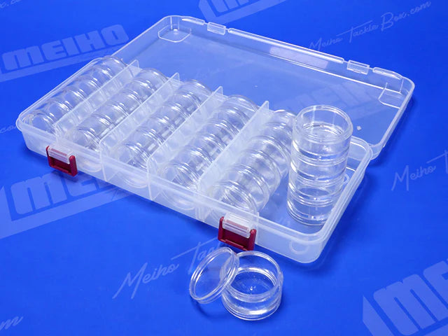 Multi Utility Case with Round Stacker 6 Rows (30) Cases Organizer Parts Box 10