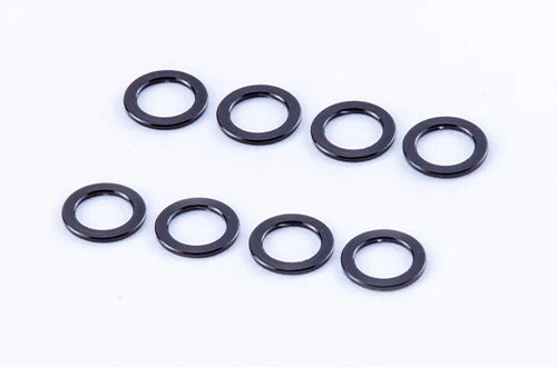 Aluminum Spacer Set 6mm x 4mm x 0.5mm 8-Pack - RDX MC3 [Reve D] RC