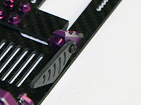 Battery Mounting Kit for SHARK (BLACK RED PURPLE) [Rhino