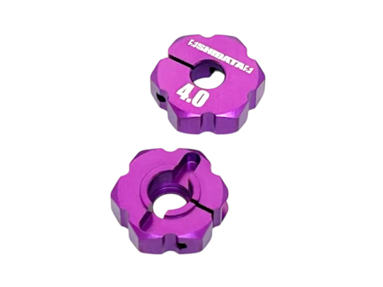 Shibata GRK5-R Racing Hub / Clamp-Type 4mm (Red Black Purple