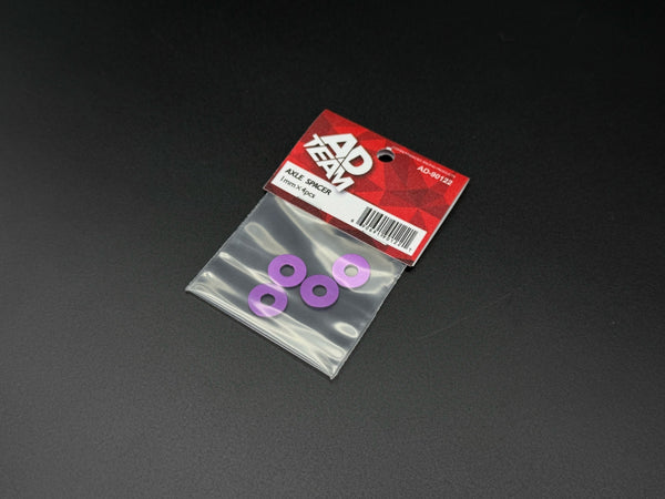 Axle Spacer for Steering Block AD-9012 (Red Purple Black) [Team AD