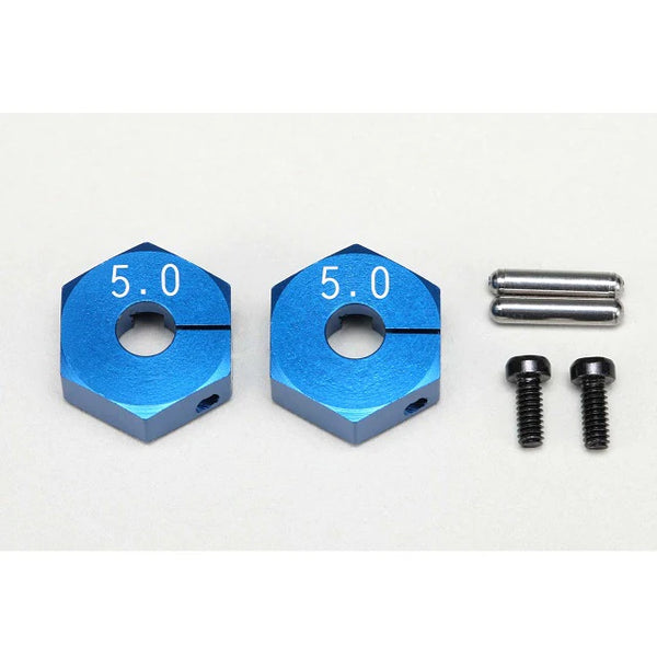 Yokomo Alum. Clamp Wheel Hub 5.0mm - Blue Yokomo Alum. Clamp Wheel Hub 5.0mm - Blue