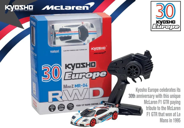 MINI-Z Racer MR-04 McLaren F1 GTR Kyosho Europe 30th Anniversary