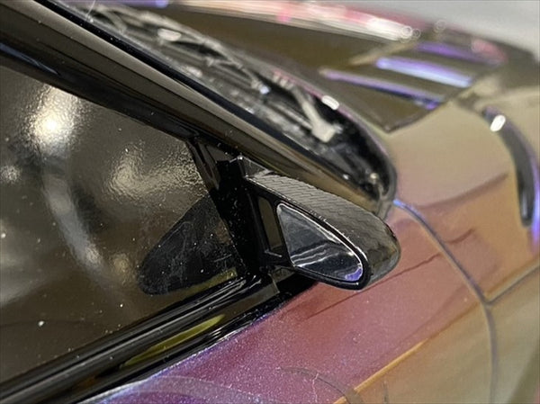 AERO Type-2 (CARBON STYLE) Universal Style Mirrors (w- Chrome