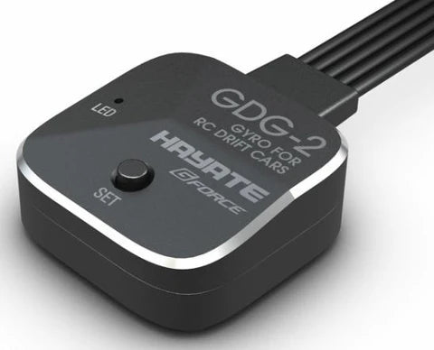 GFORCE HAYATE GDG-2 3CH専用ドリフトジャイロ GDG-2 Drift Gyro (Aluminium Spec) - 9-stage gain curve [G-Force