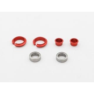 PRO GRESS Bearing Spring Retainer #0 (2 pieces) RED PURPLE BLACK