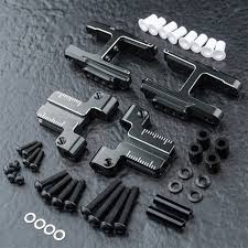 Aluminum THA Rear Suspension LOWER Arm Set (BLACK) [MST] 210696BK