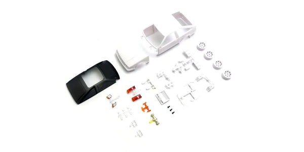 Mini-Z 1-28 Toyota AE86 Levin Trueno White body set (w-Wheel
