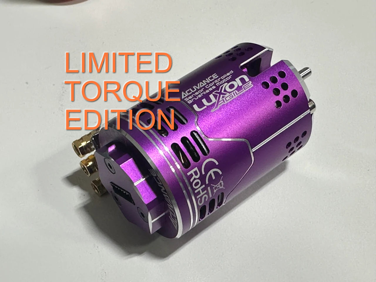 LIMITED AGILE LUXON BLACK RED PURPLE (w/ TQ ROTOR) Brushless Motor for 1-10 RC CAR - 13.5T 11.5T 10.5T