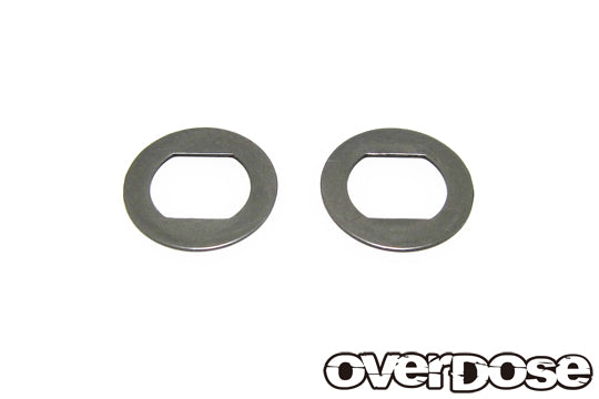 Ball Diff Plate (2pcs/double D cut) [OVERDOSE] OD3858