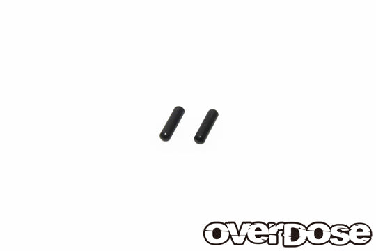 Pin 2x8mm (Black/2pcs) (For GALM REAR MOUNT KIT Type-2) [OVERDOSE