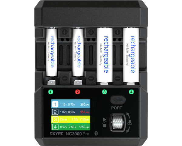 NC3000 PRO AA AAA NiMH/NiCD Multi-function Charger - 4 SLOT