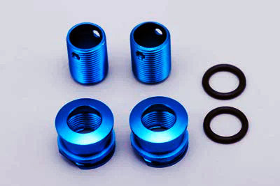 Blue Aluminum Adjustable Body Mount Posts (fits ZS-016 and