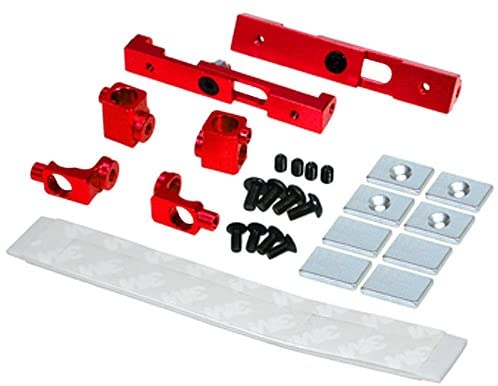 Red Stealth Magnet Body Mount 1-10 R-C Car (Post-less) Kit 