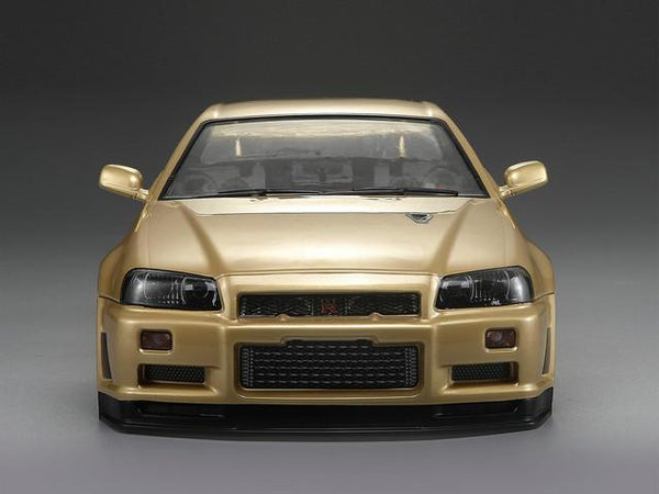 PAINTED* Nissan Skyline GTR R34 1-10 Body Set (Champagne Gold