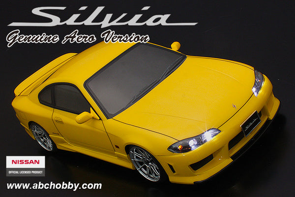 ABCホビー　67190 ニッサンS15 シルビア　ジェニュインエアロ仕様ボディ 再生産】1/10 バリバリCUSTOM!! ： NISSAN S15 シルビア