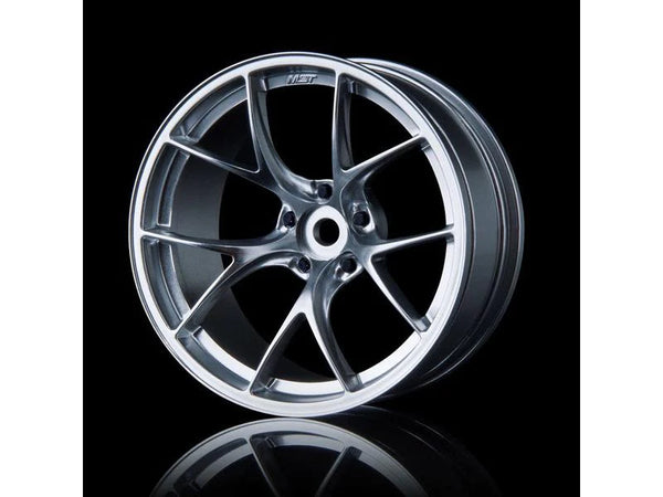 1-10 BBS CI-R (SPLIT 5 SPOKE) RID FLAT MATTE SILVER - 8 Offset 1-10 BBS CI-R (SPLIT 5 SPOKE) RID FLAT MATTE SILVER - 8 Offset