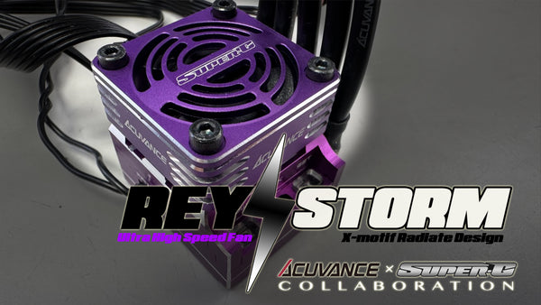 30MM REY STORM HIGH RPM TURBO COOLING FAN ( BLACK RED PURPLE