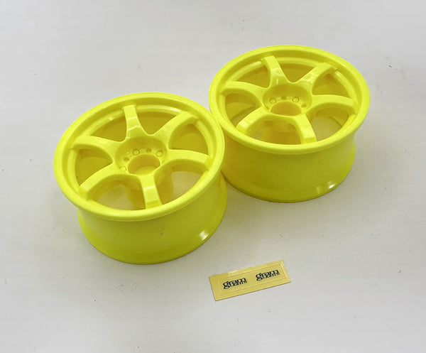 【Rainbow】速達 1-10 RAYS - Neon Yellow GRAMLIGHTS 57D Rims 6mm 8mm - DRIFT